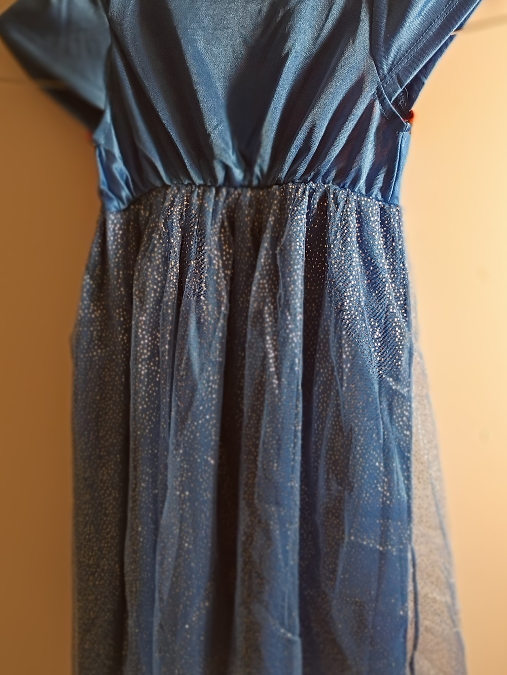 Marvel Blue Glitter Tulle Girls' Dress